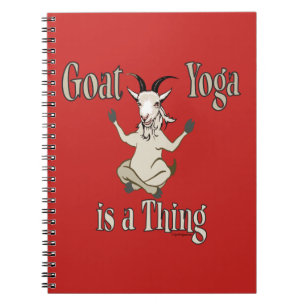 Goat Yoga är en Sak   GetYerGoat™ Anteckningsbok