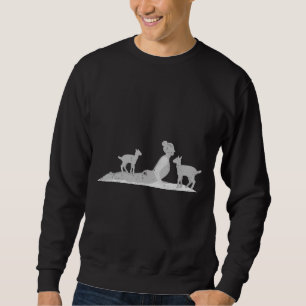 Goat Yoga Lång Ärmad Tröja