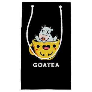 Goatea Funny Goat Tea Pun Mörk BG