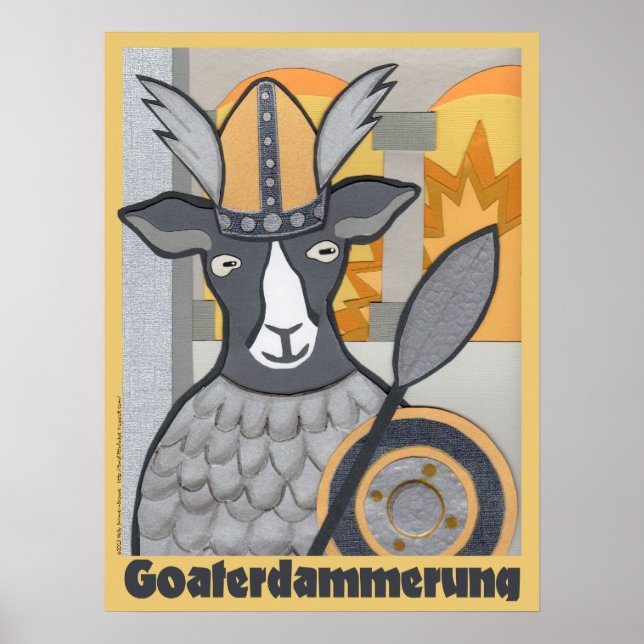 Goaterdammerung: Gotternas turister Poster (Framsidan)