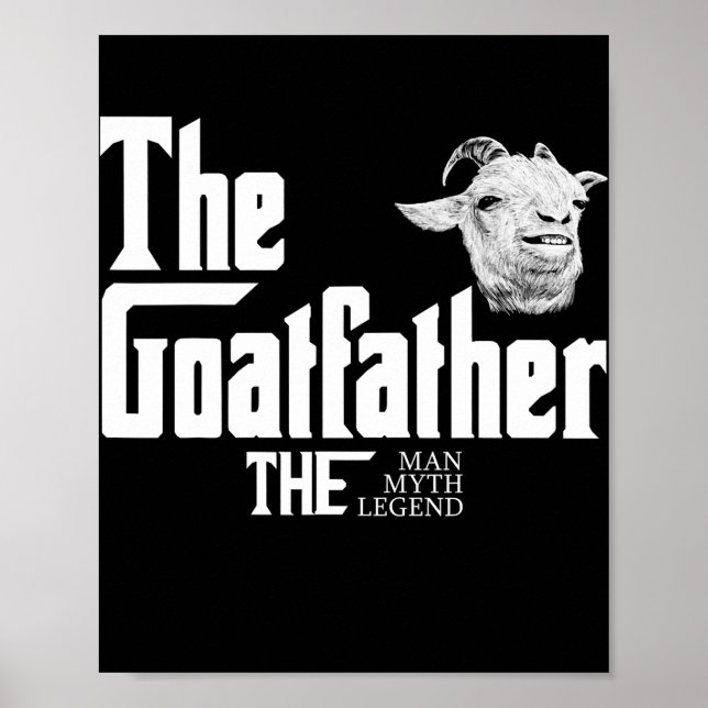 Goatfather Farm Animal for Farmer Rancher Poster (Framsidan)