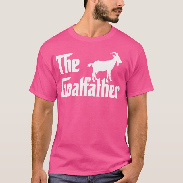 Goatfather Funny Goat Far Älskare T Shirt (Framsida)