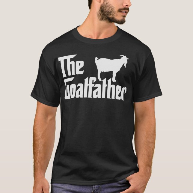 Goatfather Funny Goat Far Nature Animal Lo T Shirt (Framsida)