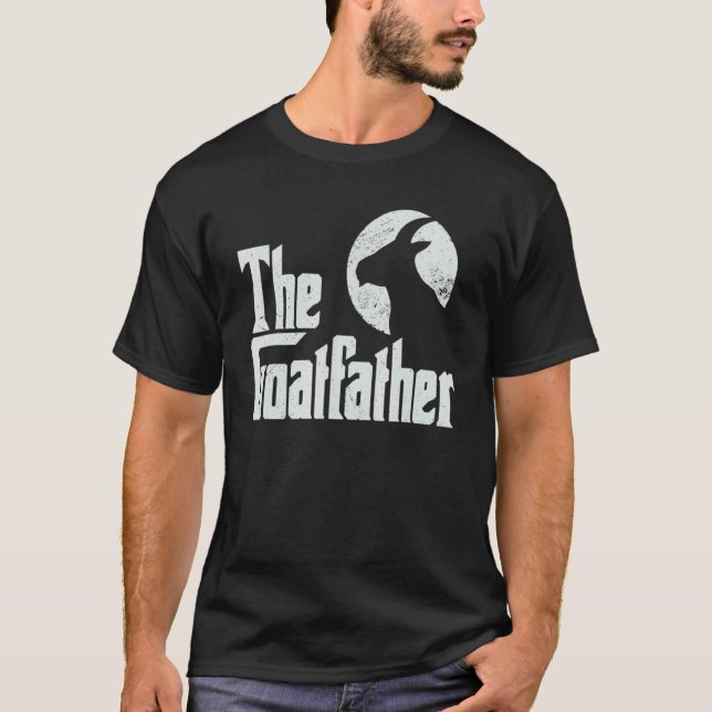 Goatfather Goat Farmer T Shirt (Framsida)