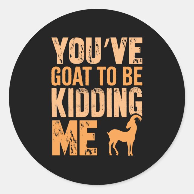 Goatlife Runt Klistermärke (Framsida)