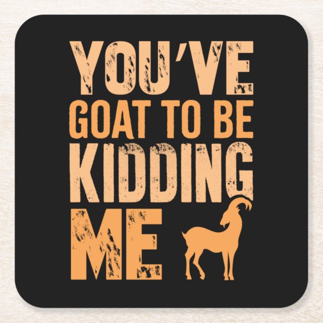 Goatlife Underlägg Papper Kvadrat (Framsidan)