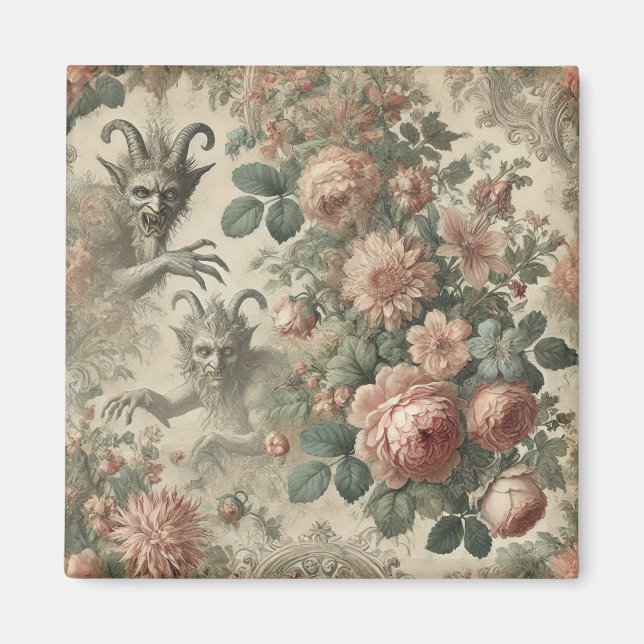 Goatmans Garden - Gothic Folklore-design Magnet (Framsidan)