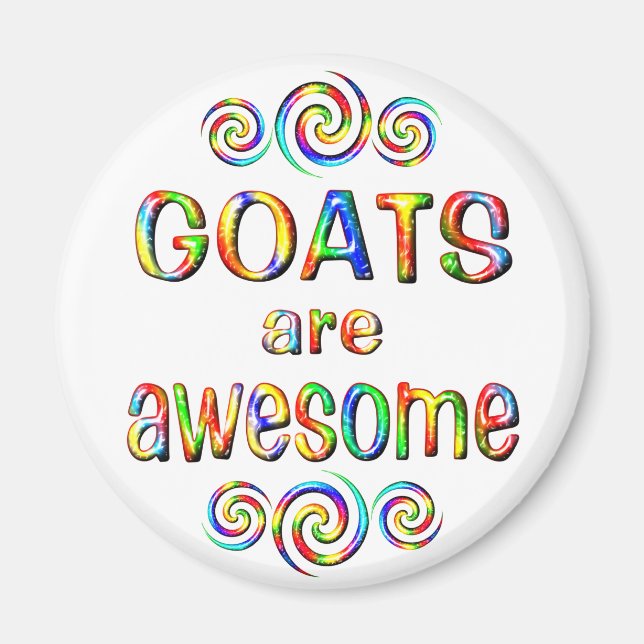GOATS ÄR FANTASTISK MAGNET (Framsidan)