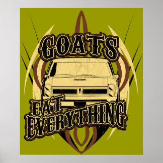 Goats Eat Allt Poster