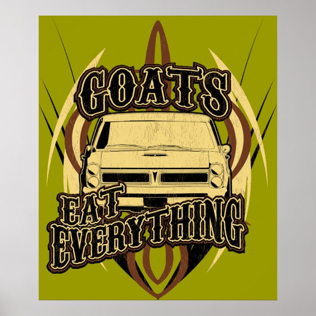 Goats Eat Allt Poster (Framsidan)