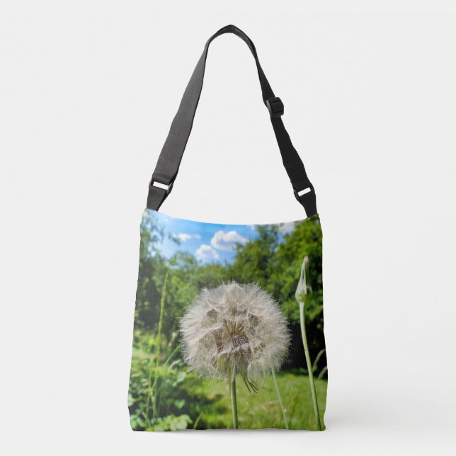 Goatsbeard Wildblomma över hela tote Bag Axelväska (Framsida)