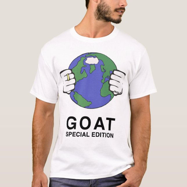 Goatse värld tee shirt (Framsida)