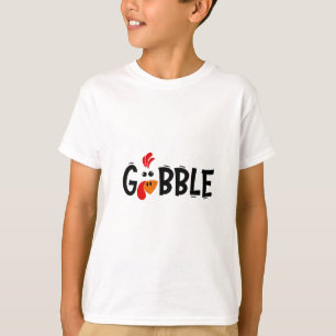 Gobble Funny Thanksgiving Turkey Feast T Shirt