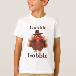 Gobble Gobble Cute Turkey Thanksgiving T Shirt