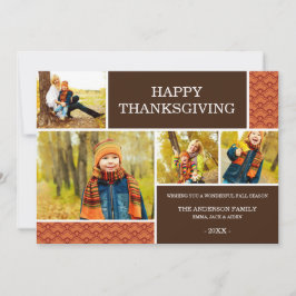 GOBBLE GOBBLE | FOTOKORT FÖR THANKSGIVING JULKORT