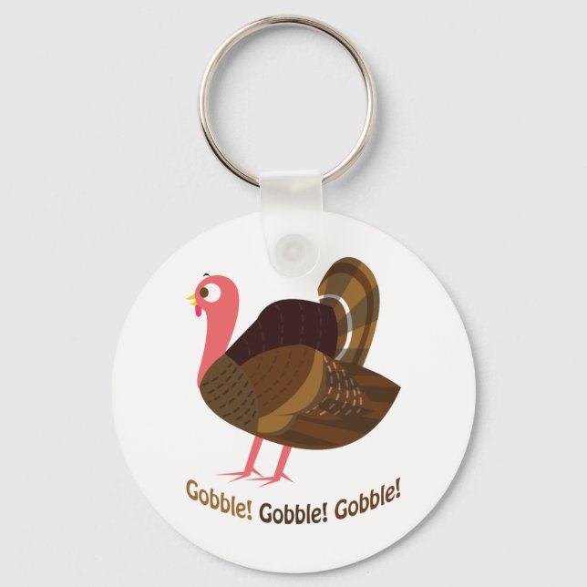 Gobble! Gobble! Gobble! Nyckelring (Framsida)