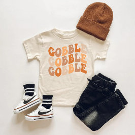 Gobble Gobble Småbarn T-Shirt - Cute Tack