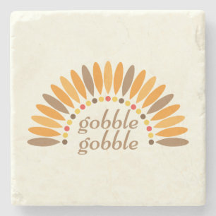 Gobble Gobble Thanksgiving Underlägg Sten