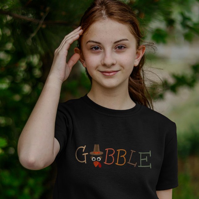 Gobble Gobble Till You Wobble Funny Thanksgiving T Shirt (Skapare uppladdad)