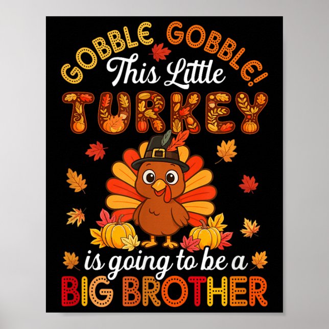 Gobble Little Turkey to be Big Brother Poster (Framsidan)