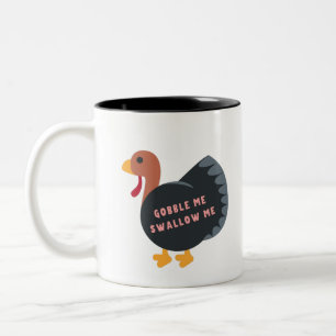 Gobble mig Svälja mig Två-Tonad Mugg