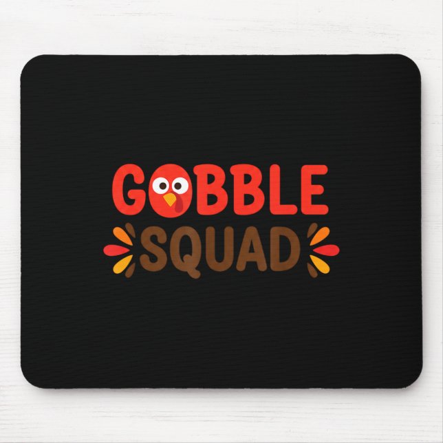 Gobble Squad Thanksgiving Kalkon Dag Lunch Dam Caf Musmatta (Framsidan)