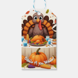Gobble til we Wobble Presentetikett