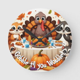 Gobble til we Wobble Rund Klocka