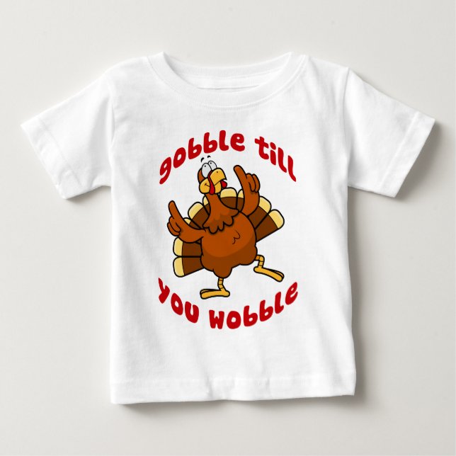Gobble till dig Wobble T-shirt (Framsida)