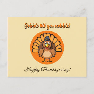 Gobble till dig Wobble Vykort