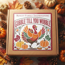 Gobble Till You Wobble Familjenamn Thanksgiving