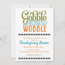 Gobble tills du vrider inbjudningar