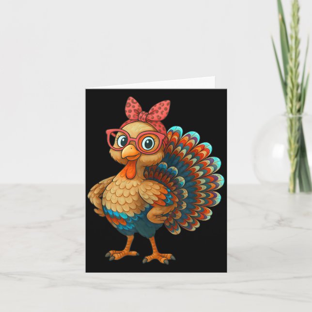 Gobble Turkey Day Happy Thanksgiving For Toddlers  Kort (Framsida)