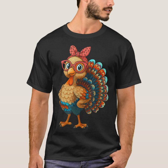 Gobble Turkey Day Happy Thanksgiving For Toddlers  T Shirt (Framsida)