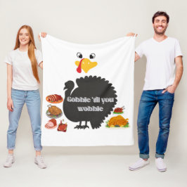 Gobble & Wobble Fleecefilt