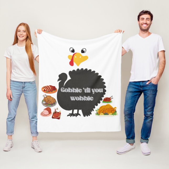 Gobble & Wobble  Fleecefilt (På plats)