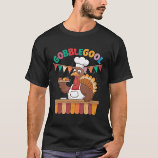 Gobblegool Funny Turkey Chef T Shirt