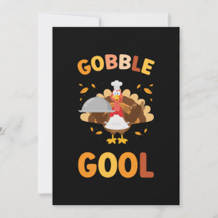 Gobblegool TurkietThanksgiving Inbjudningar