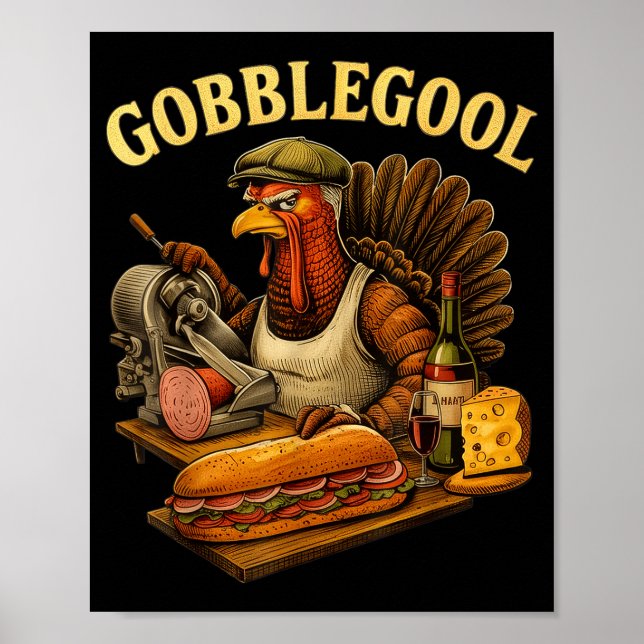 Gobbol Turkey Thanksgiving  Poster (Framsidan)