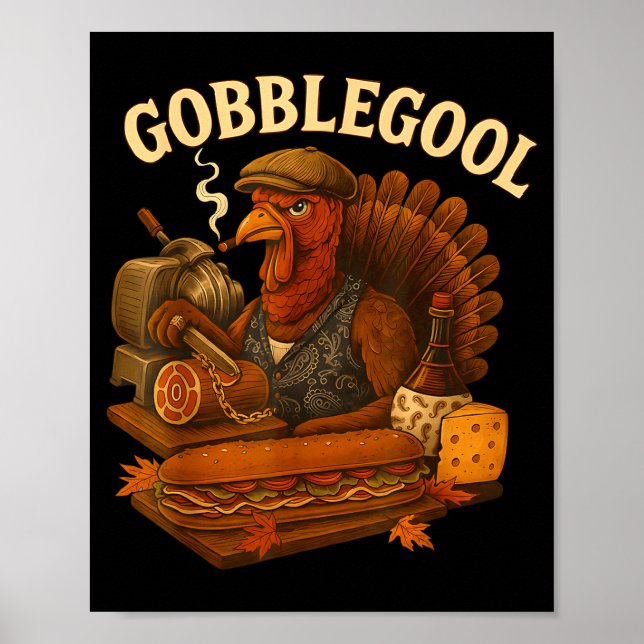 Gobbol Turkey Thanksgiving  Poster (Framsidan)