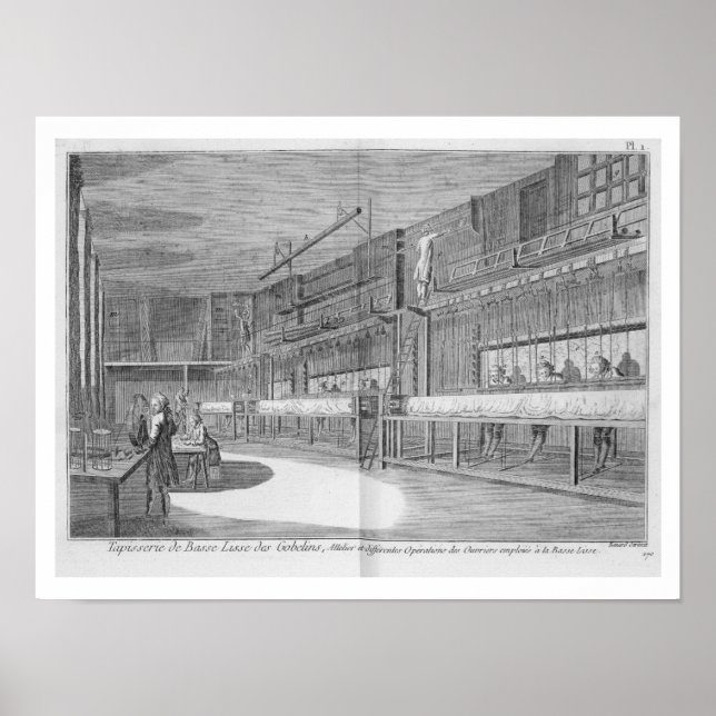 Gobelin-workshoppar från Encyclopedia av Deni Poster (Framsidan)