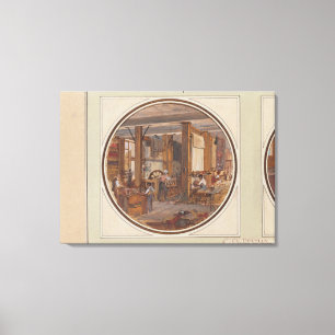 Gobelinsseminariet, 1840 canvastryck