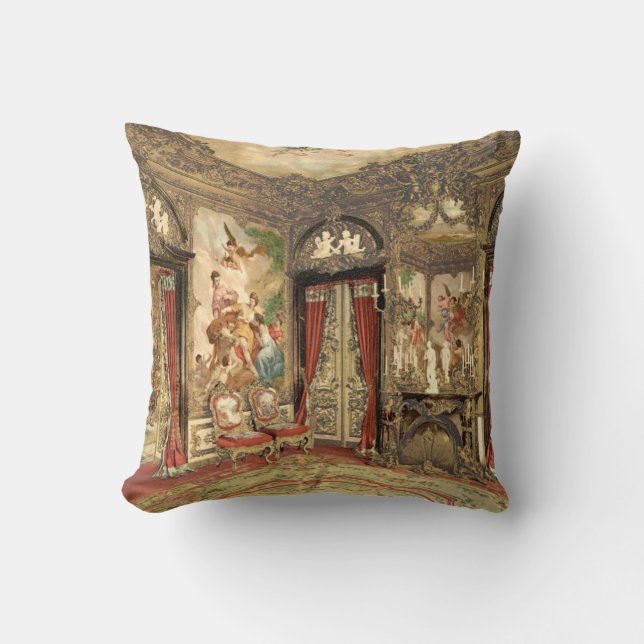 GobelinTapestries mig, Linderhof slott, Tyskland Kudde (Framsida)