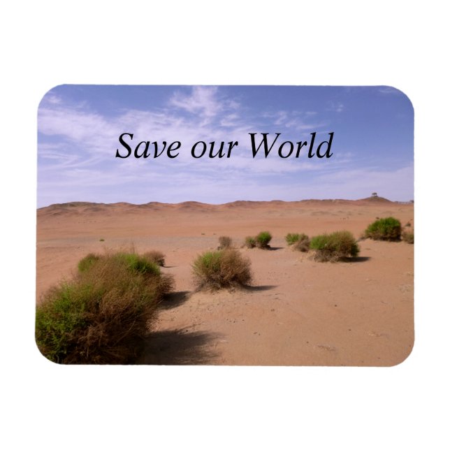 Gobi Desert-vy Magnet (Horisontell)