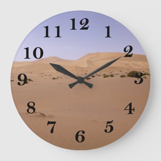 Gobi Sand Dune Stor Klocka (Framsida)