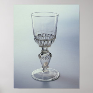 Goblet med rund trattskål poster