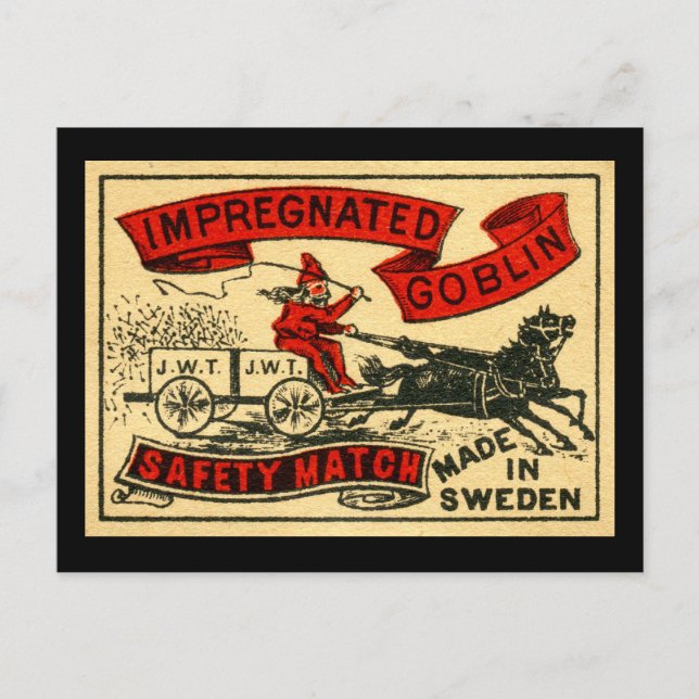 Goblin är gravid vykort (Framsida)