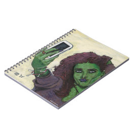 Goblin Girl Cell Mobil Selfie Spiral bärbar dator Anteckningsbok