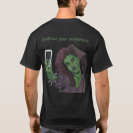Goblin Girl Cell Mobil Selfie Unik Fantasy Shirt T