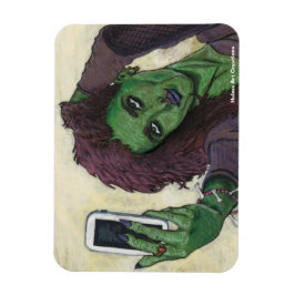Goblin Girl Mobil Selfie Fantasy Flexible Magnet